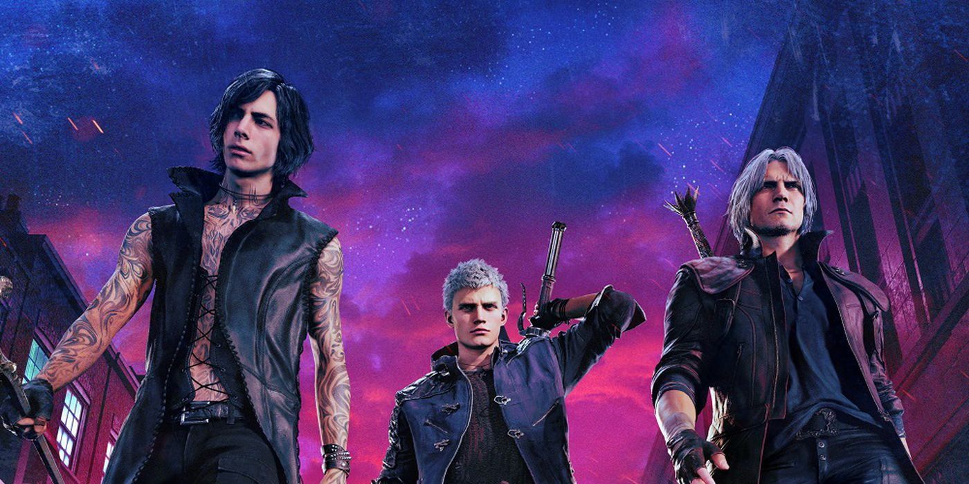 From Left To Right: V, Nero, And Dante From Devil May Cry 5