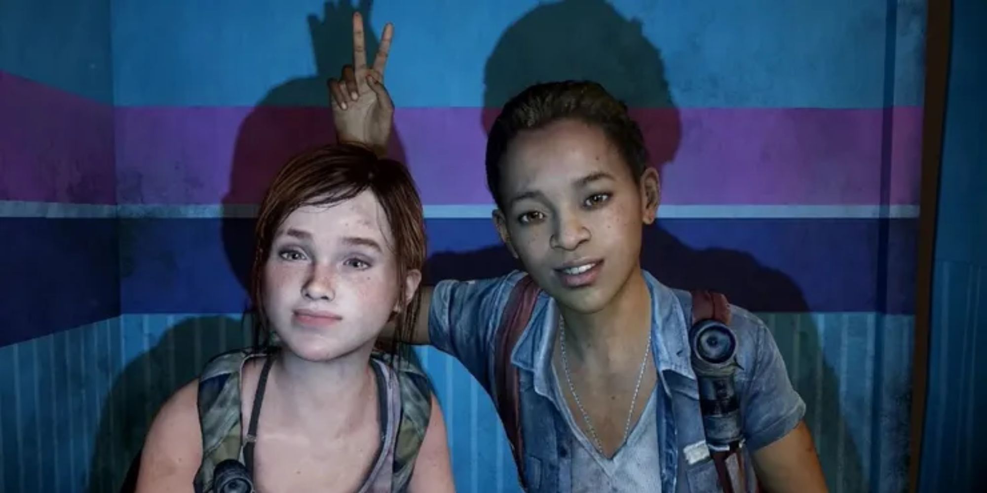 Ellie and Riley from The Last of Us