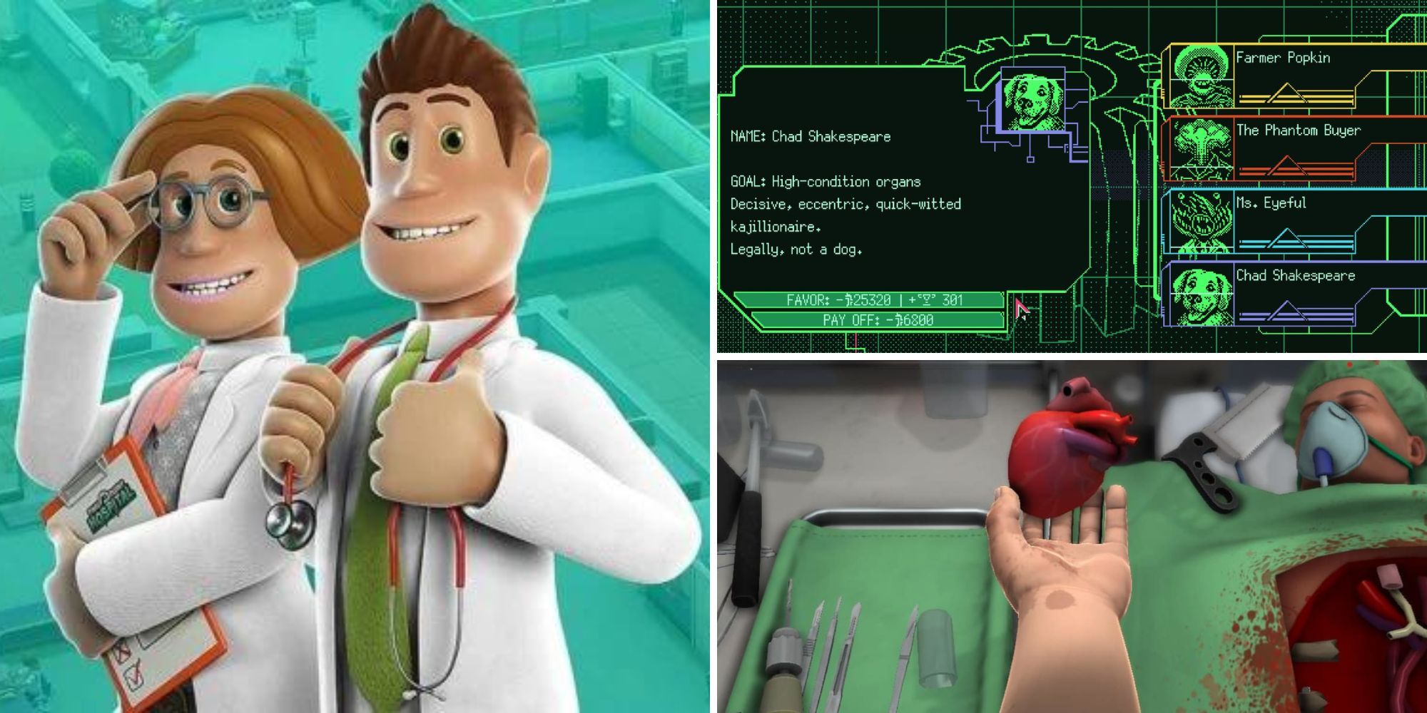 Collage of Medical Simulation Games