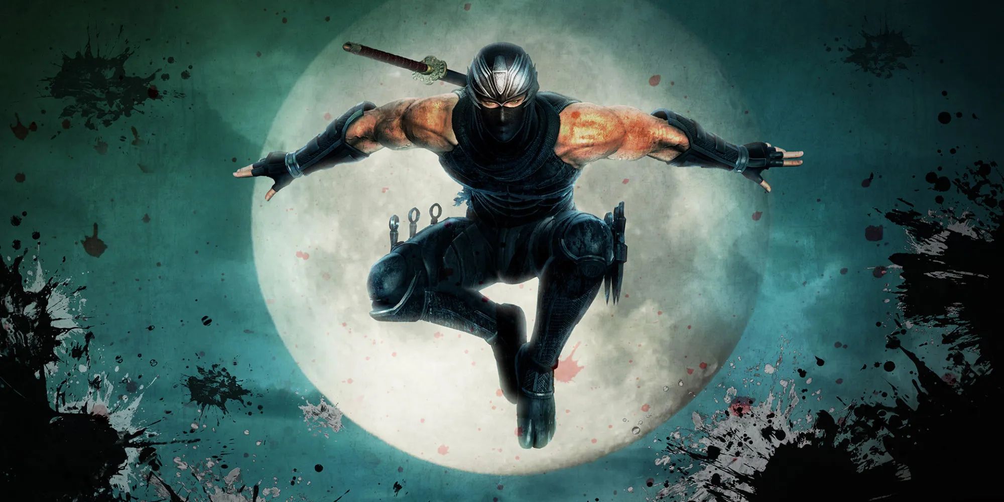 Ninja Gaiden's Ryu Hayabusa Leaps Before A Full Moon