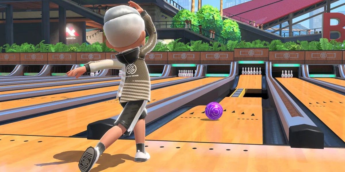 Nintendo Switch Sports Player Bowling