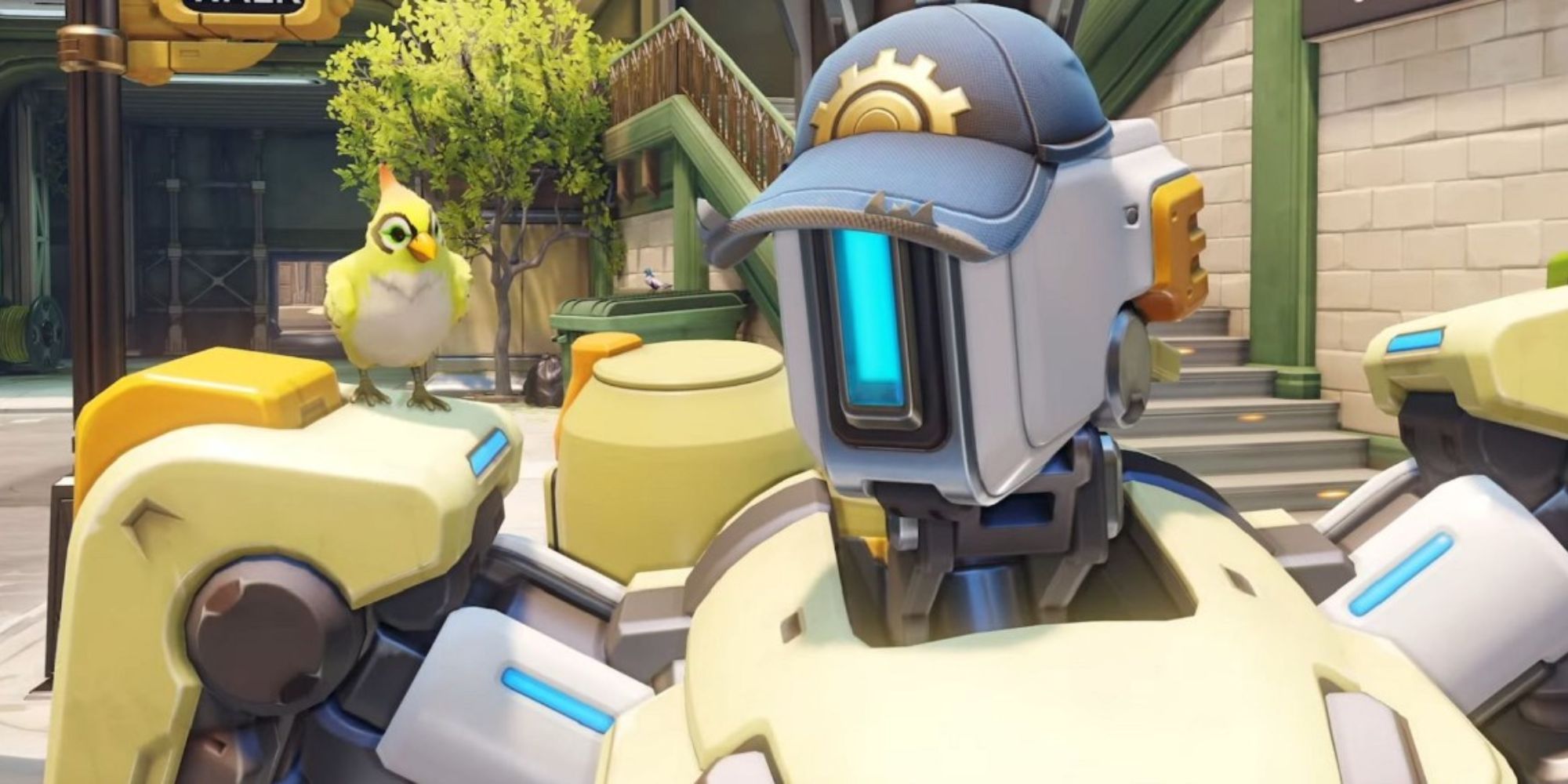 OW2 Bastion - Cap and bird shot