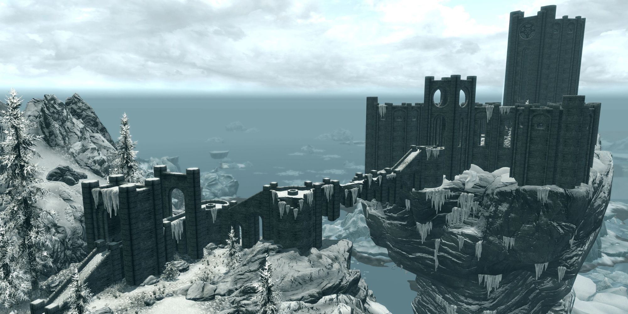 The college of Winterhold from Skyrim