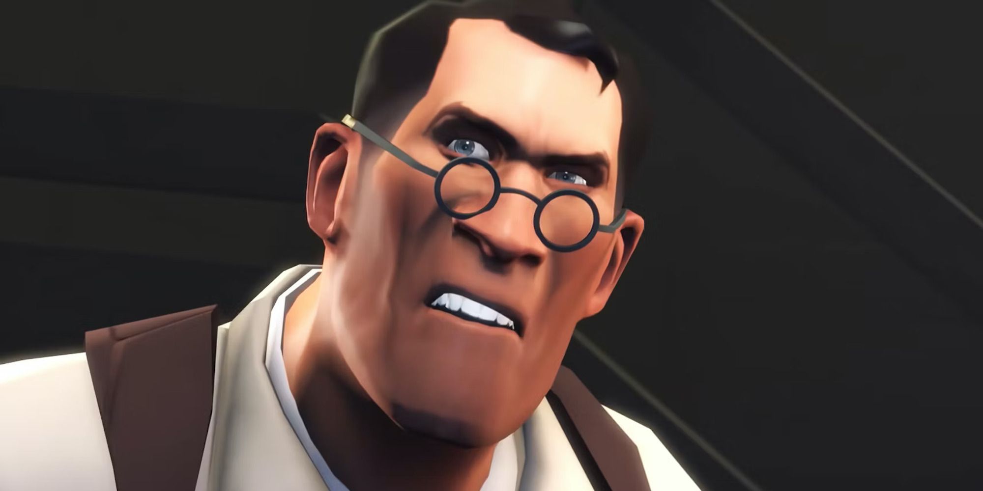 Close up of The Medic from Team Fortress 2