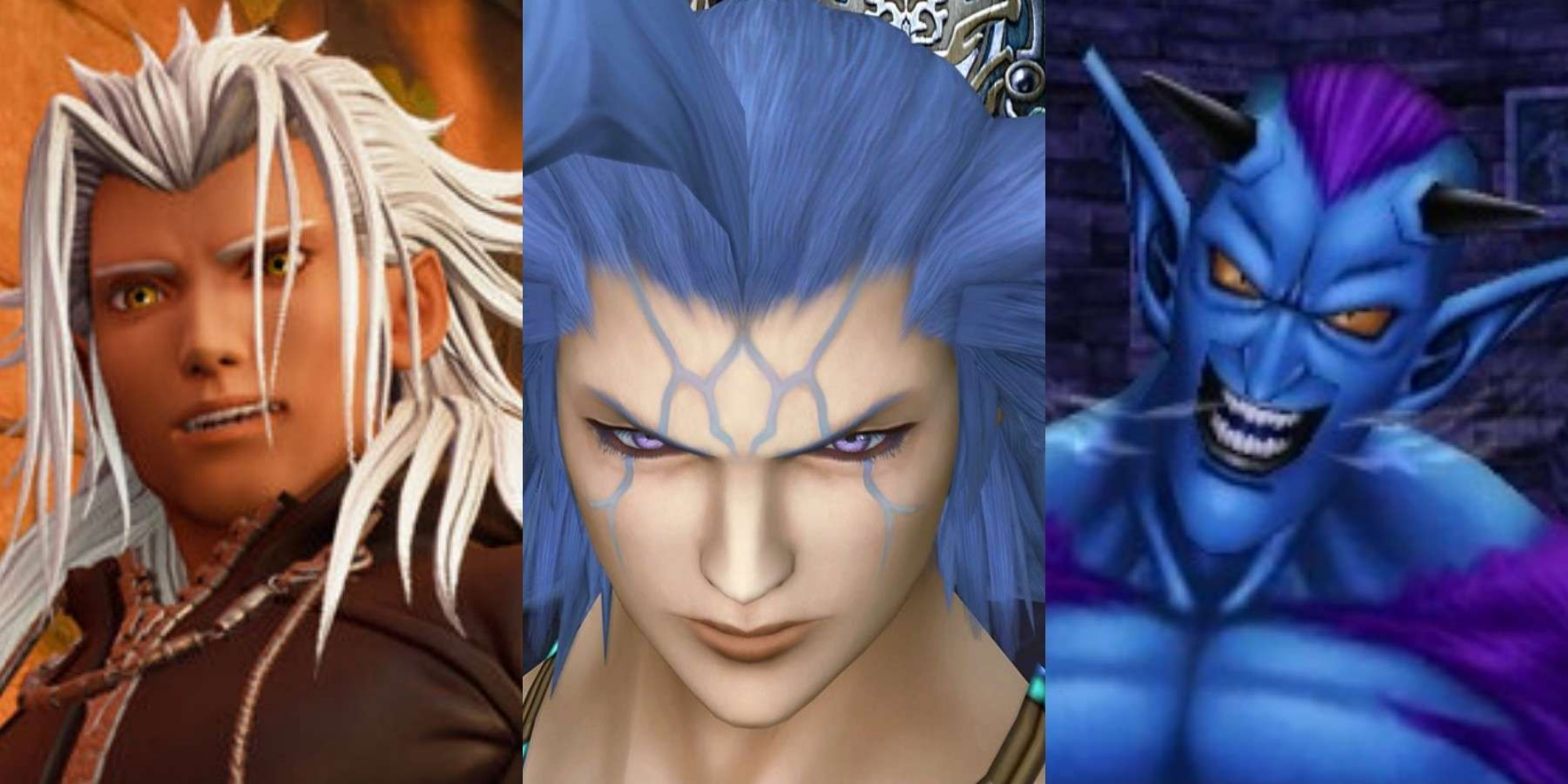 Cover image of Kingdom Hearts Xemnas, Final Fantasy X 10 Seymour Guado, and Dragon Quest VIII 8 Dhoulmagus