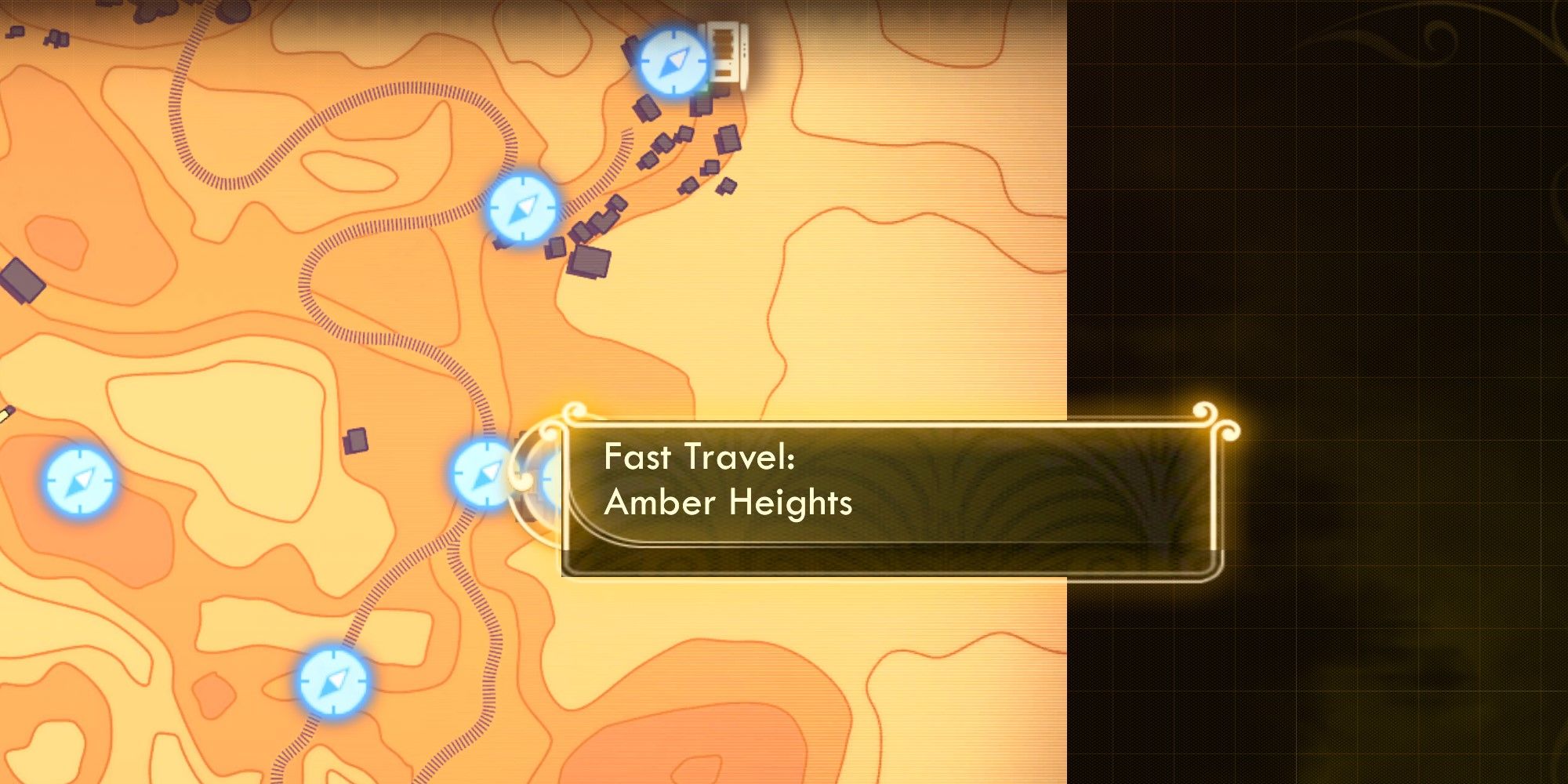 The Outer Worlds Amber Heights Map Icon on Monarch