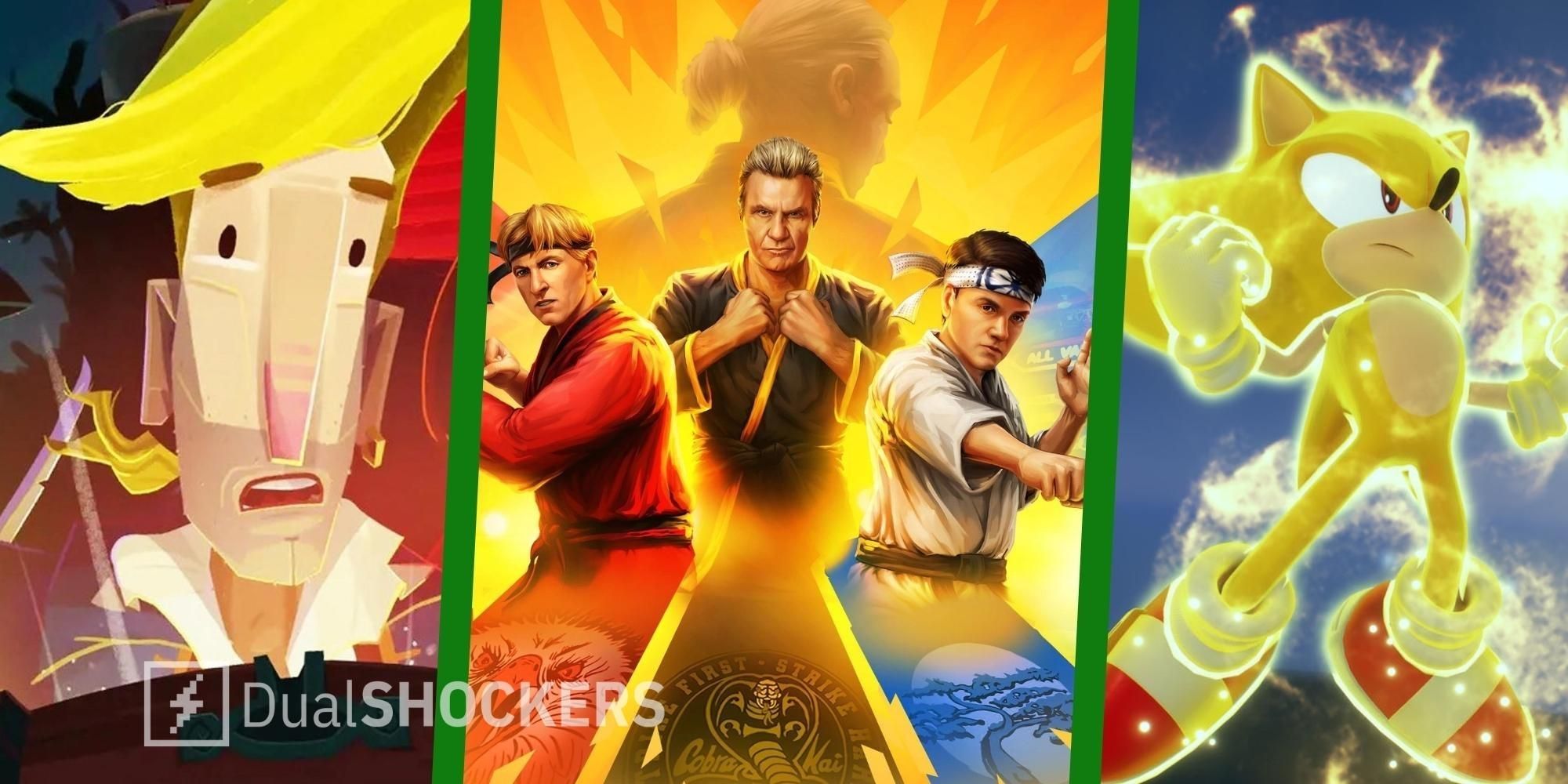 cobra kai 2, sonic frontiers, and return to monkey island header image for new xbox game releases