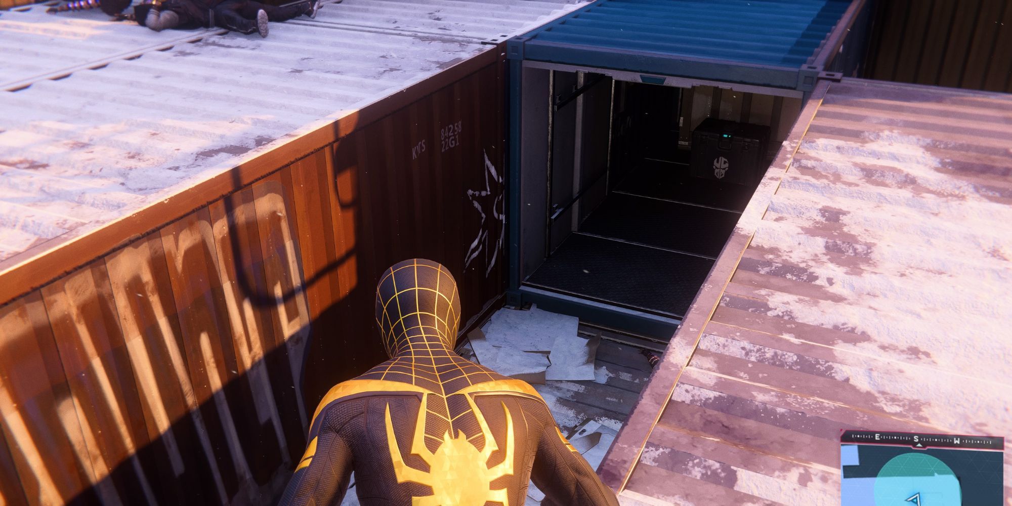 Spider Man Miles Morales Roxxon Lab West Cache
