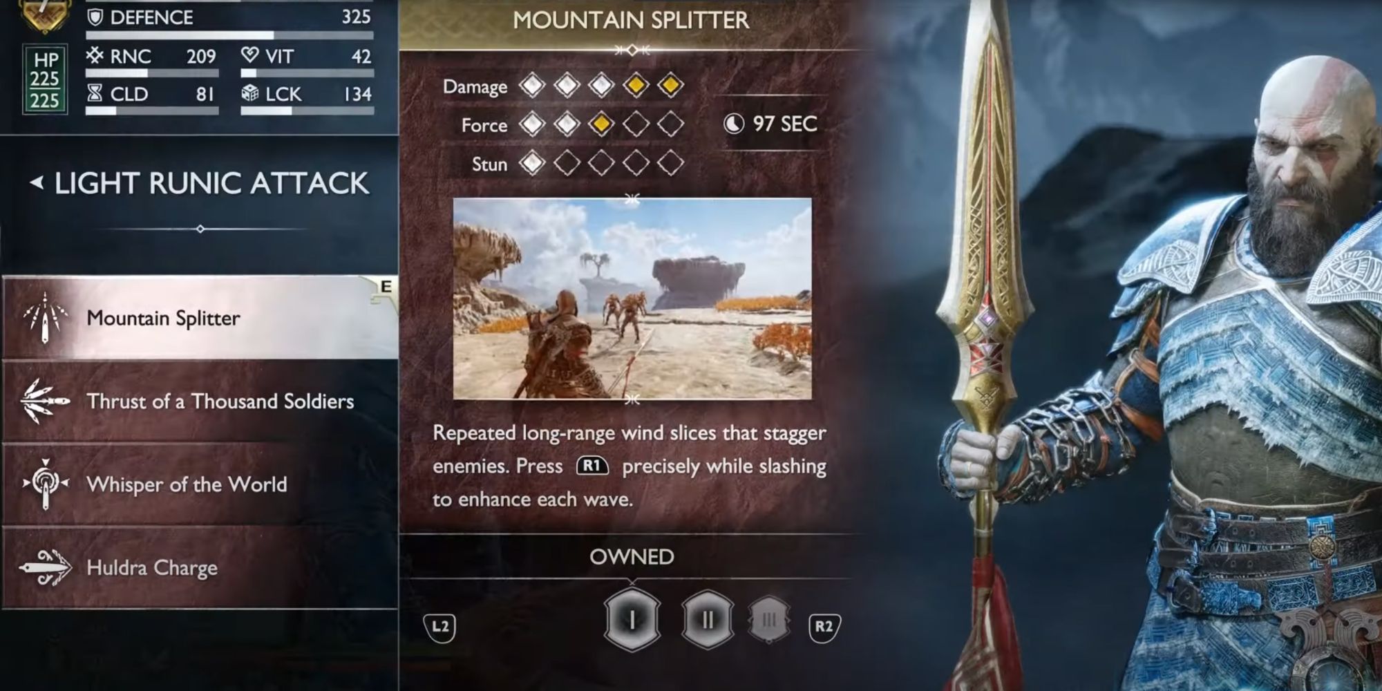 God Of War Ragnarok All Draupnir Spear Runic Attacks, Ranked