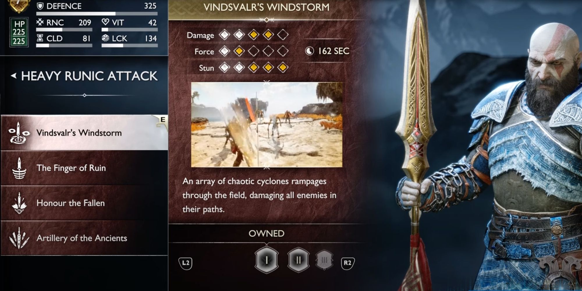 God Of War Ragnarok All Draupnir Spear Runic Attacks, Ranked