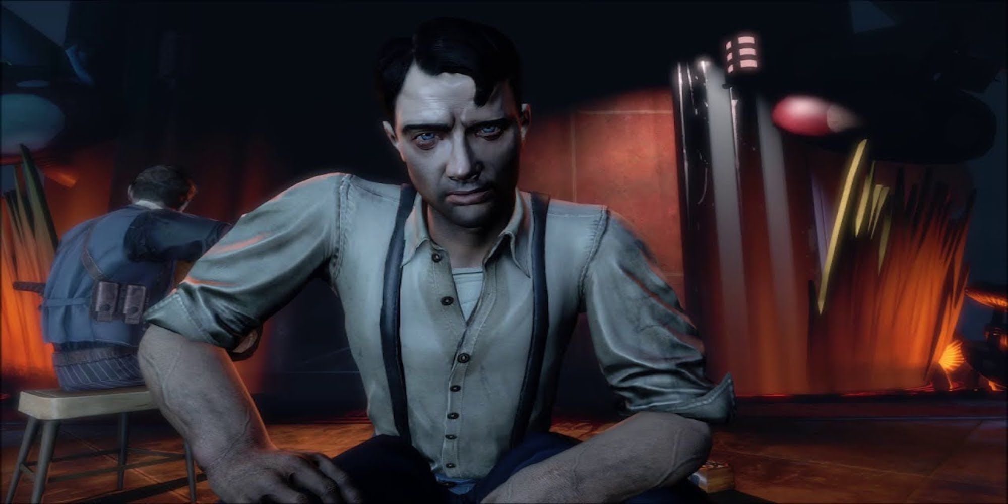 Frank Fontaine looking at player (BioShock)