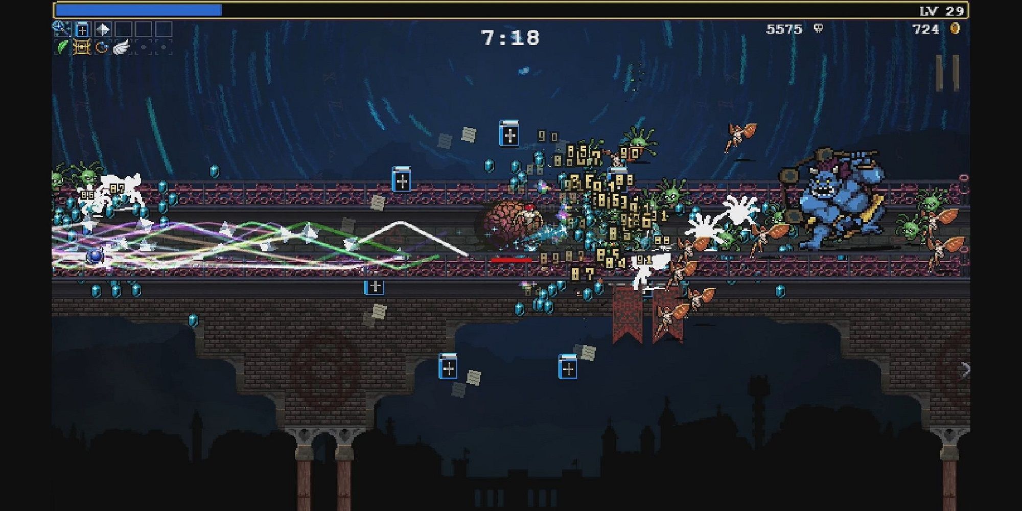 Vampire Survivors 1.1 Patch Adds New Character and Stage