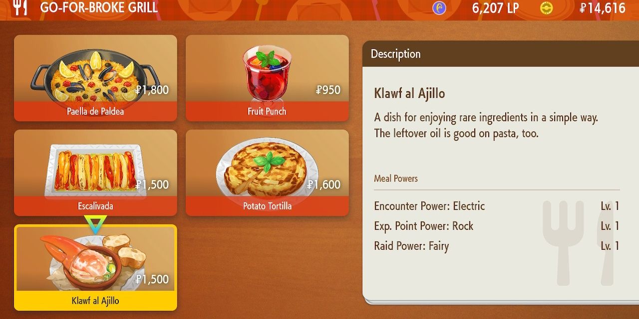 Pokemon Scarlet & Violet How Meal Powers Work