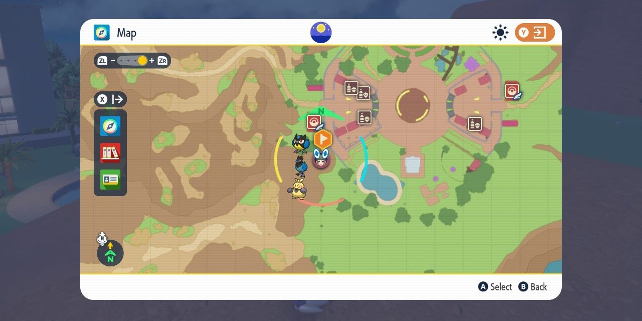 Image of the seventh purple ominous stake location on the map in Pokemon Scarlet & Violet.