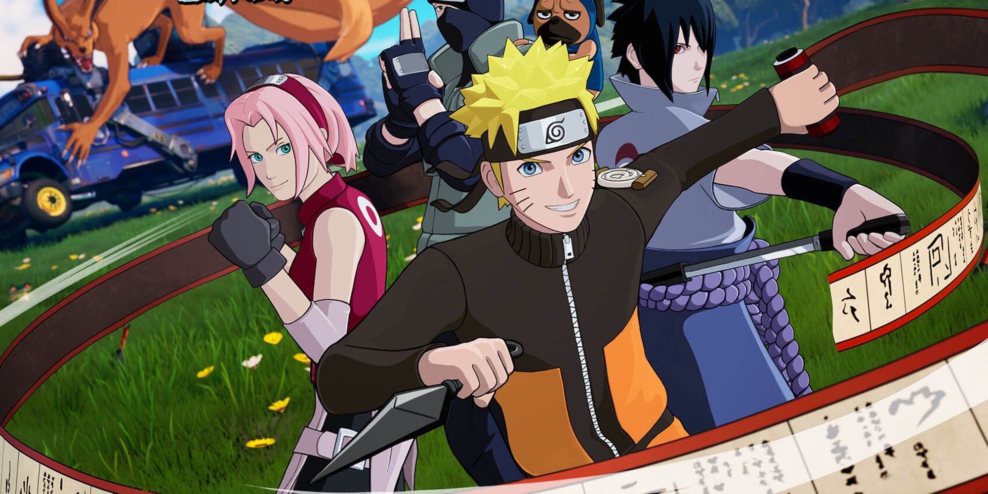 naruto and team 7 in fortnite