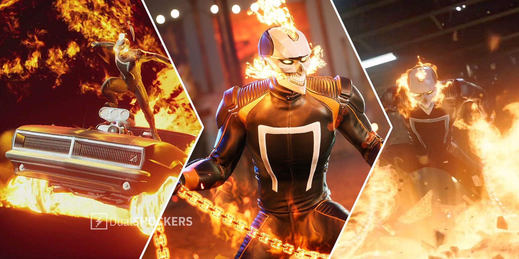 Marvel Midnight Suns Ghost Rider's abilties and gameplay