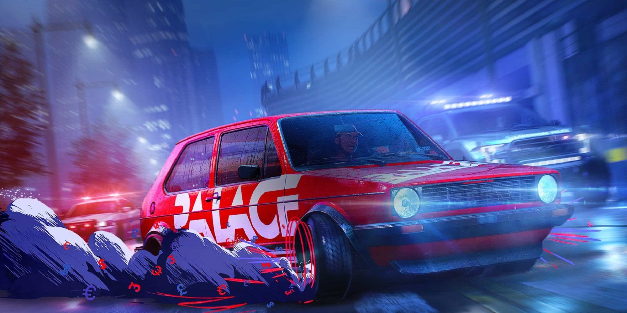 Need For Speed Unbound Palace Edition showing custom Volkswagen Golf GTI 1976