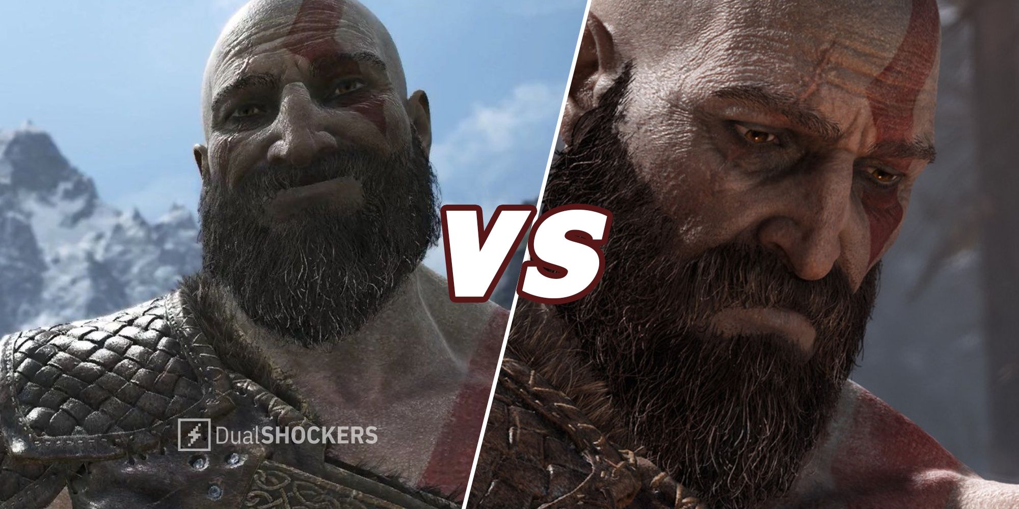 God of War Ragnarok Kratos happy vs sad