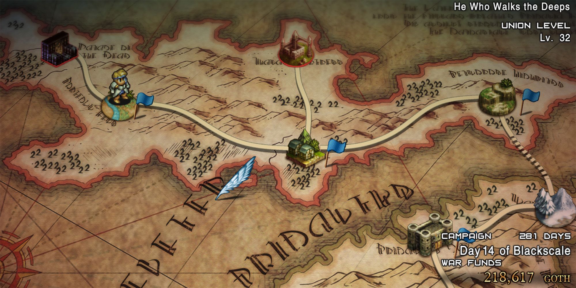 Tactics Ogre Reborn Palace Of The Dead Map