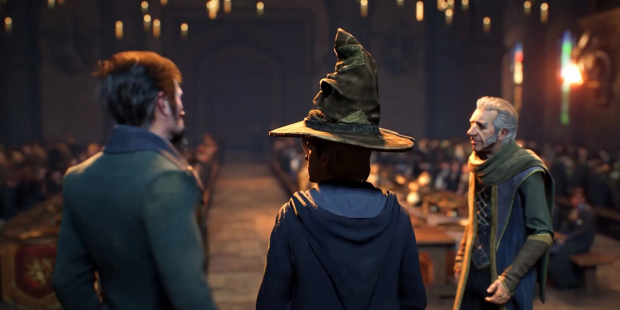 Hogwarts Legacy Player Character Wearing The Sorting Hat
