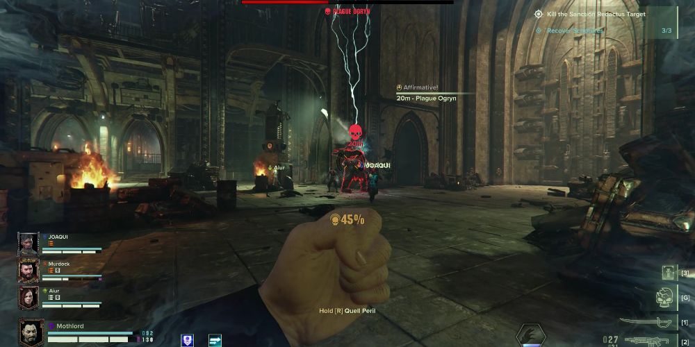 Warhammer 40K: Darktide Psyker Psykinetic single-target build