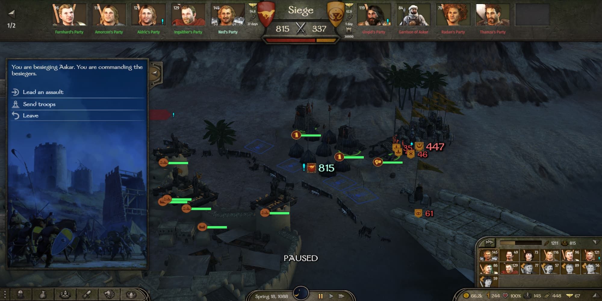 mount and blade bannerlord form army