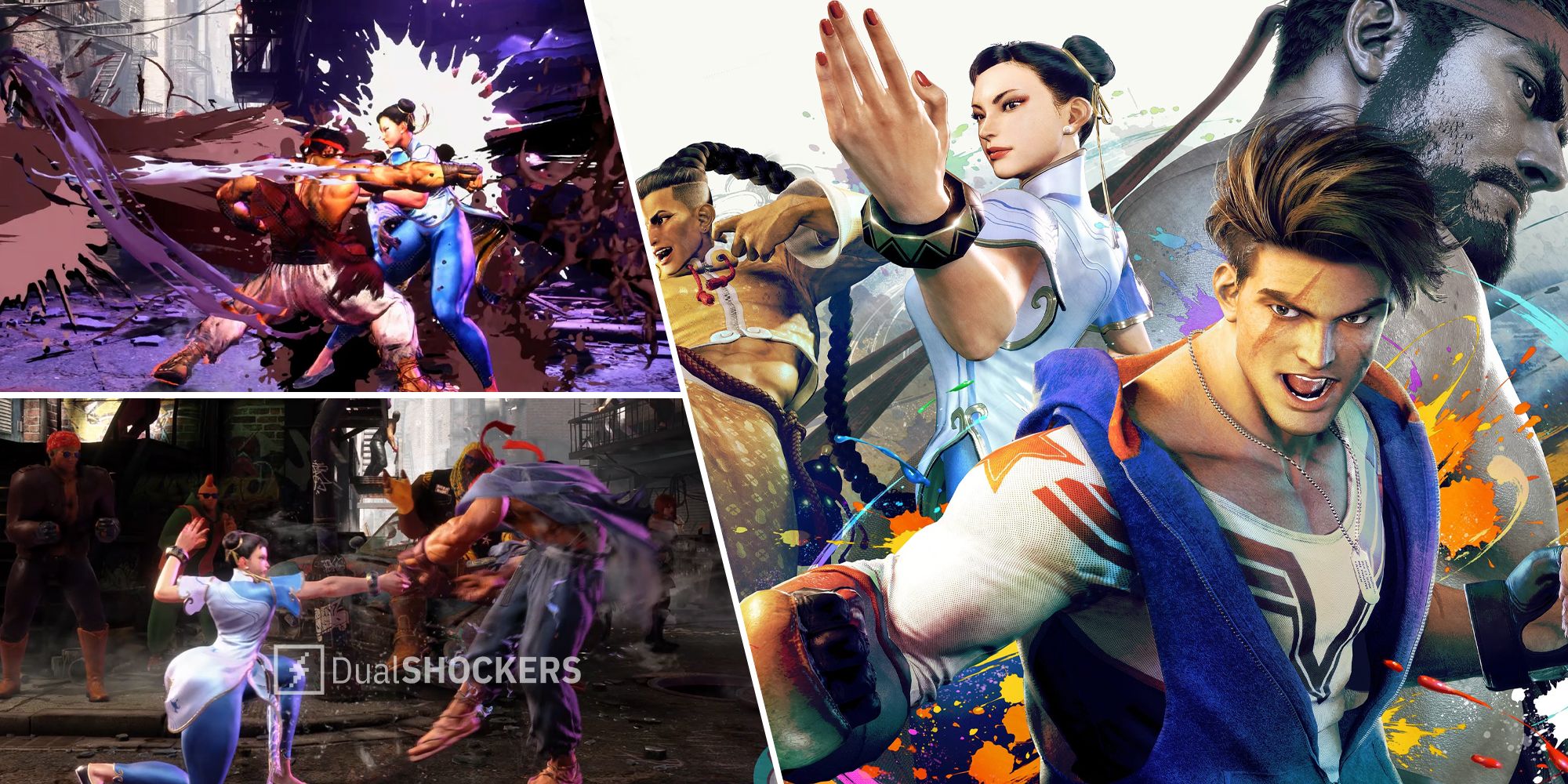 Street Fighter 6 Chun-Li and Ryu fights and promo