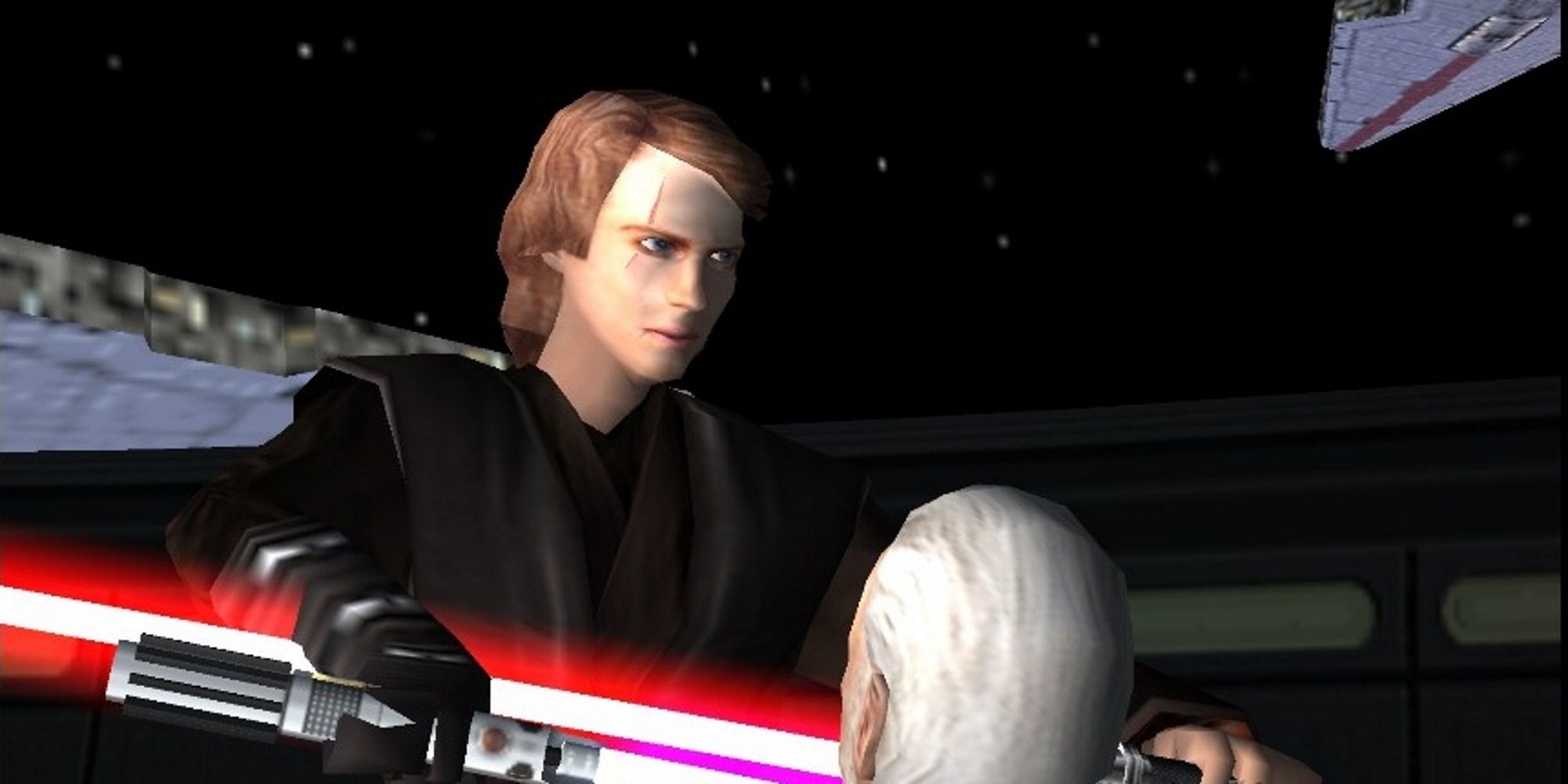 The Force Unleashed PSP Anakin shows little emotion over murdering Dooku in the Historic Missions