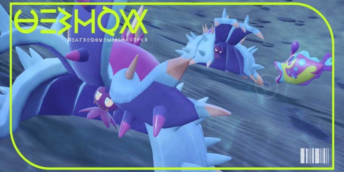 Image of the Pokedex entry for Toxapex in Pokemon Scarlet & Violet