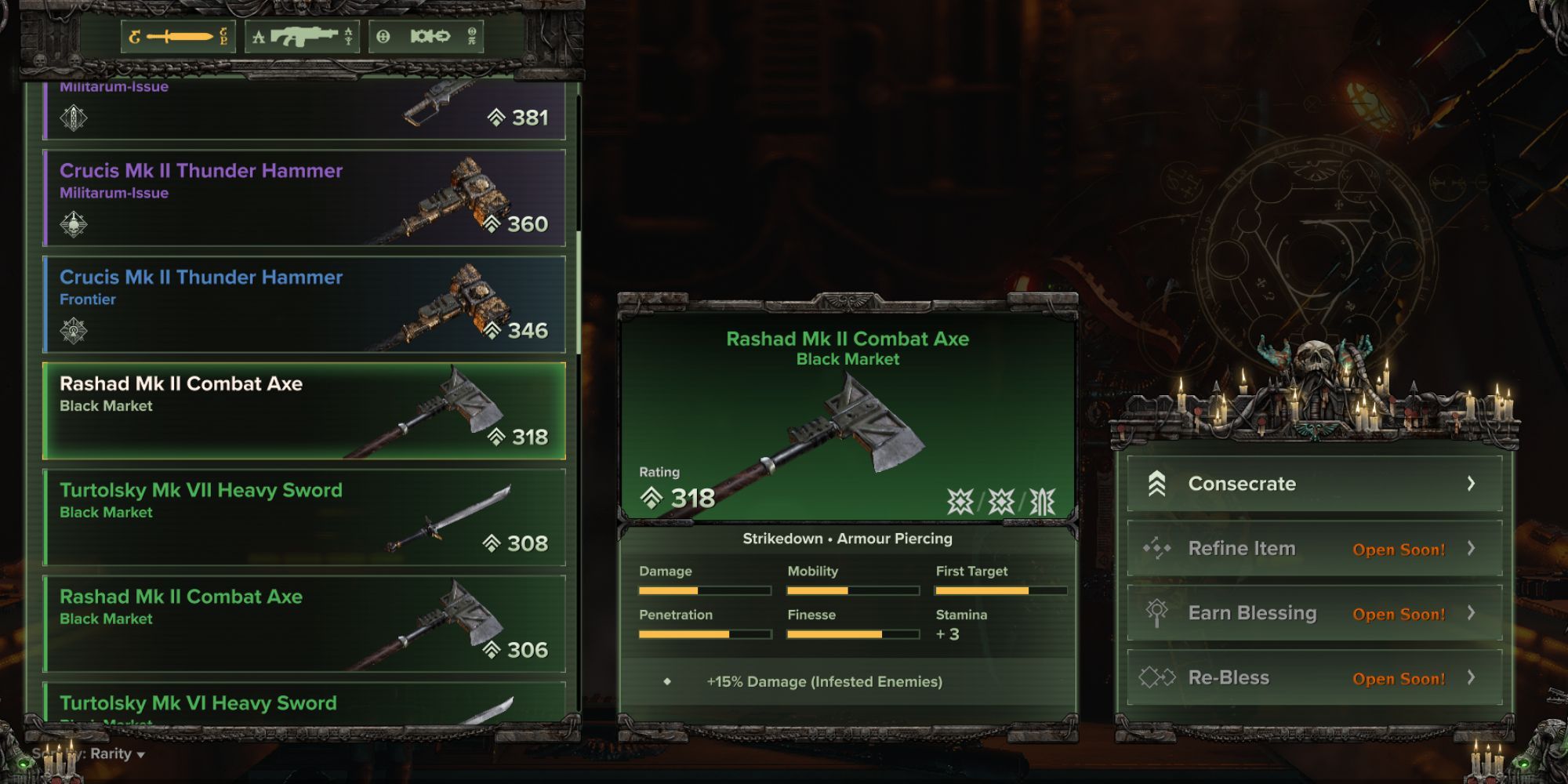 Warhammer 40,000 Darktide Crafting System System Laid Out In New Steam