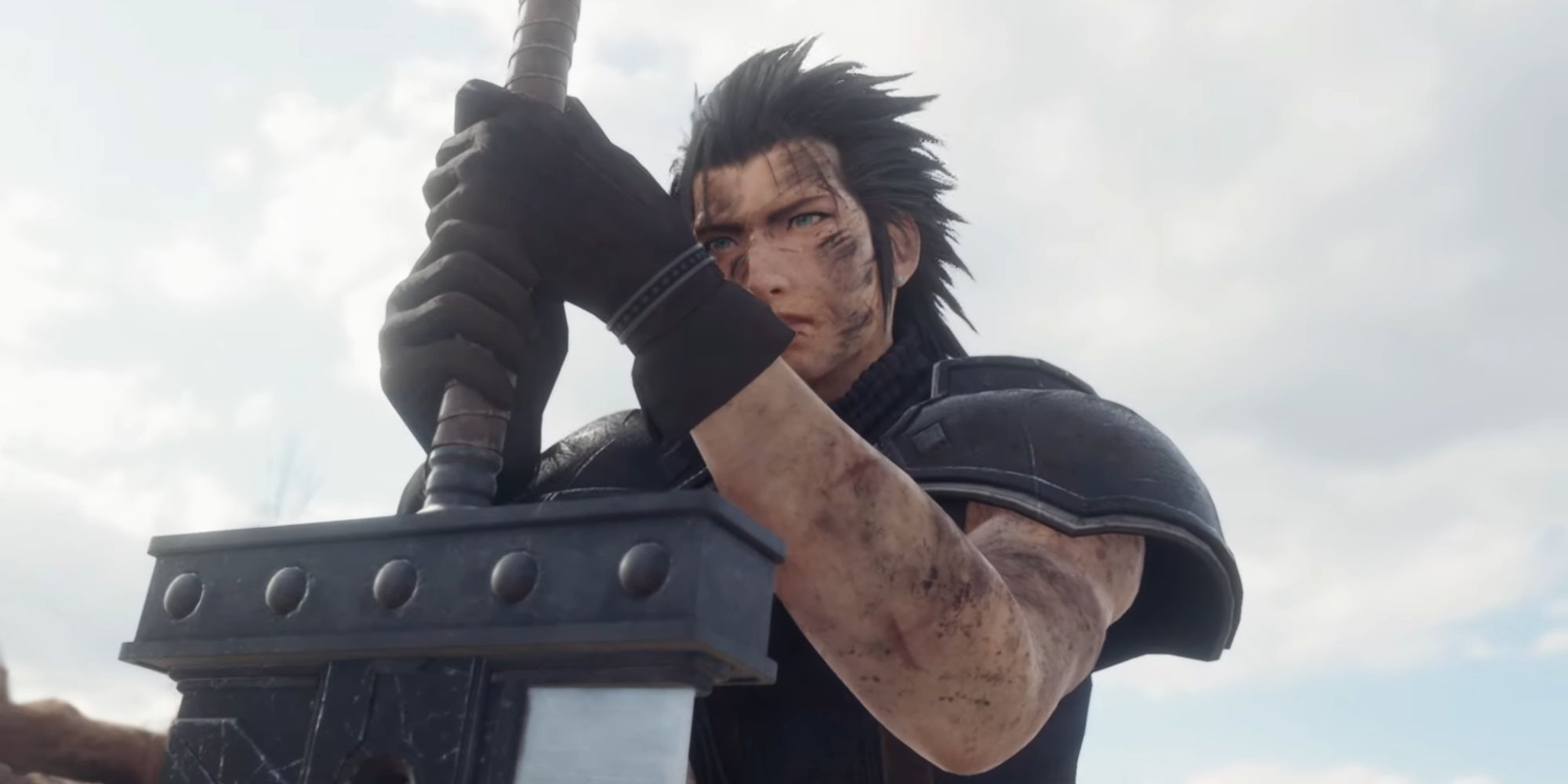 Final Fantasy 7 Remake S New Twist Was Just What The Story Needed   Zack Fair Final Fantasy 7 Remake Ending Holding Buster Sword 