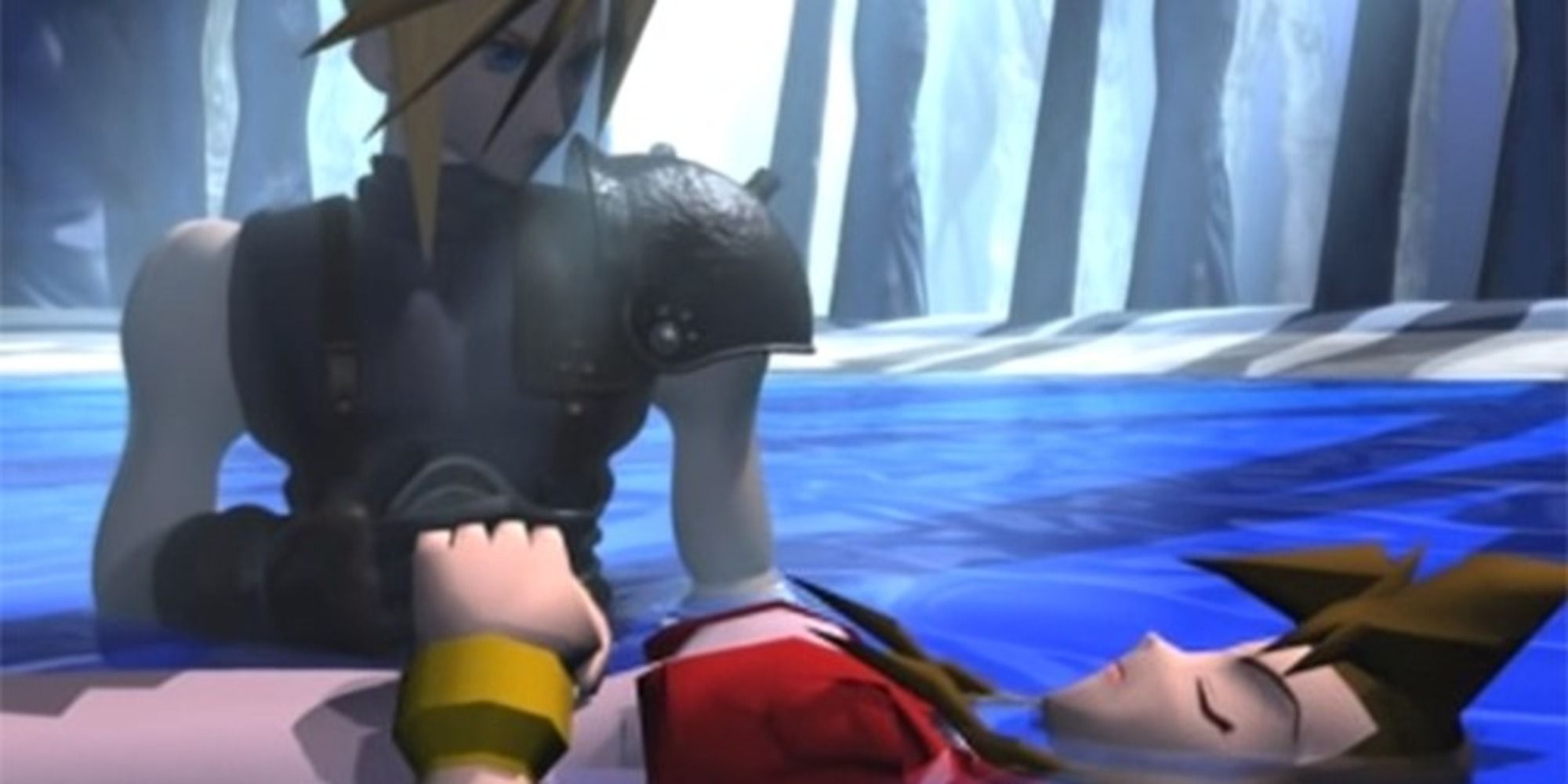 Final Fantasy VII 7 Aerith Death water