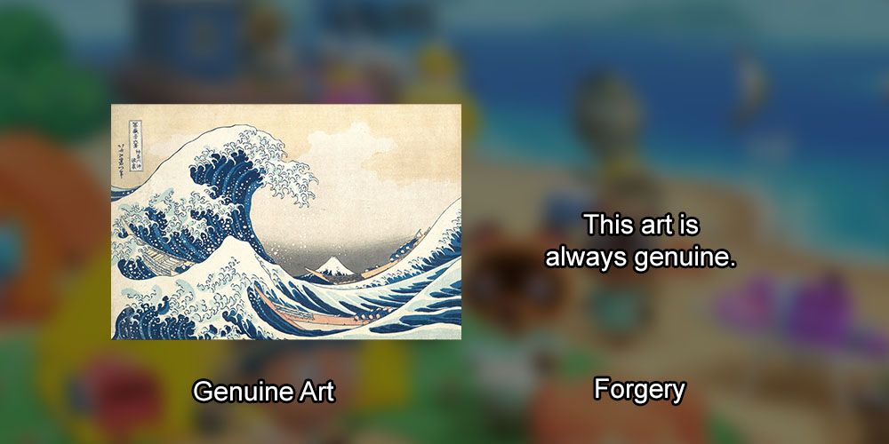 Animal Crossing New Horizons All Real Paintings Animal Crossing Dynamic Painting
