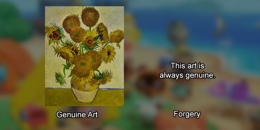 Animal Crossing New Horizons All Real Paintings