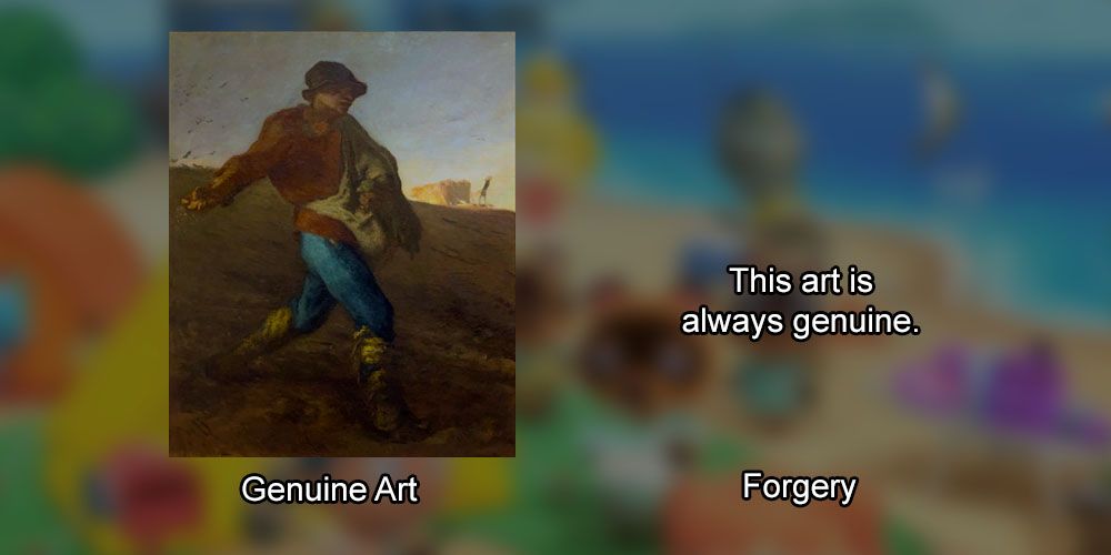 Animal Crossing New Horizons All Real Paintings Animal Crossing Moody Painting