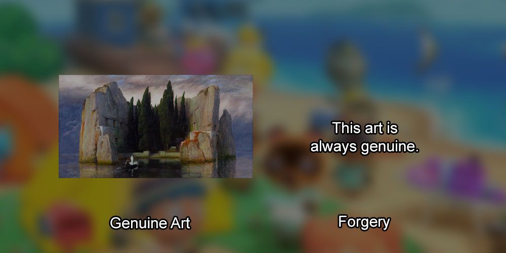 Animal Crossing New Horizons All Real Paintings