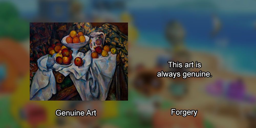 Animal Crossing New Horizons All Real Paintings