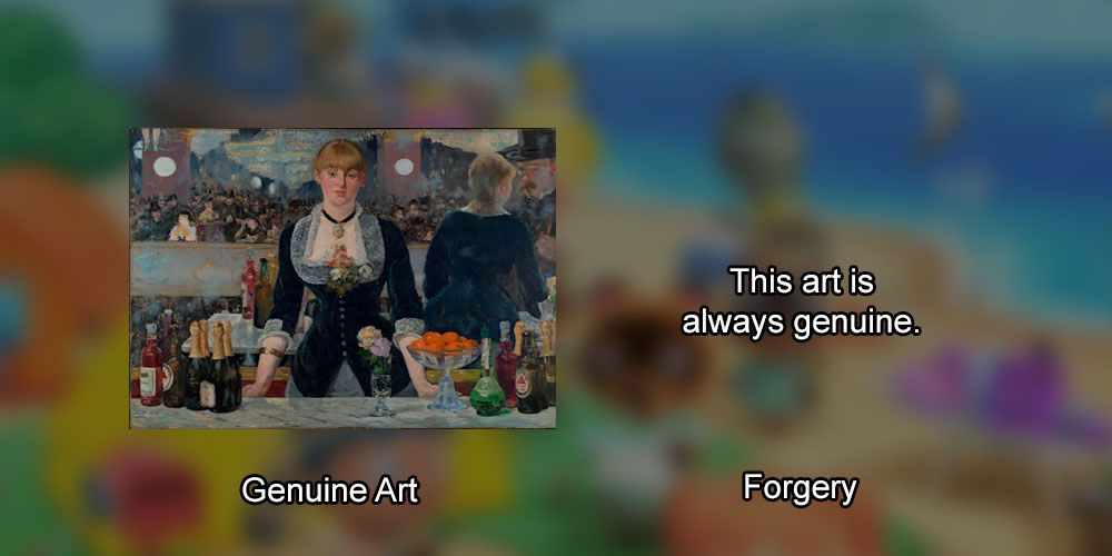 Animal Crossing New Horizons All Real Paintings