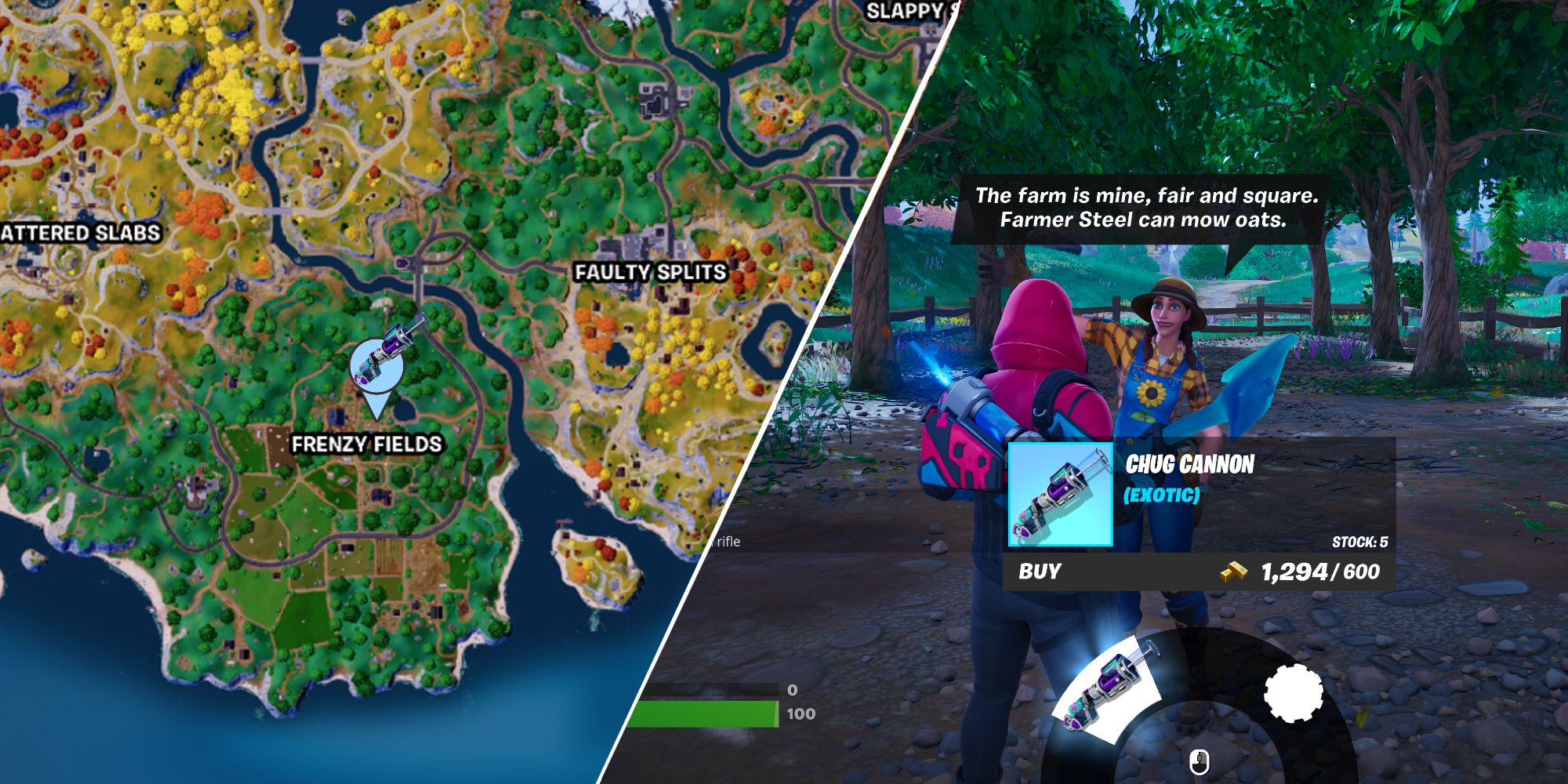 Fortnite Chapter 4 Season 1 All Exotic And Mythic Item Locations 8048