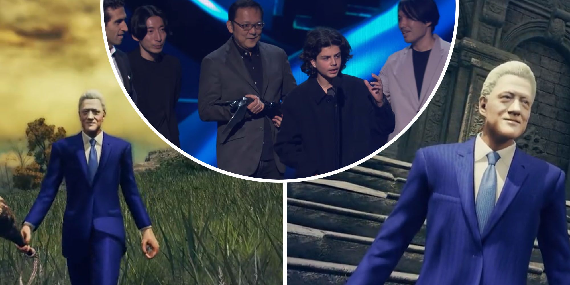 The Game Awards interrupted by weird man who shouts out Bill