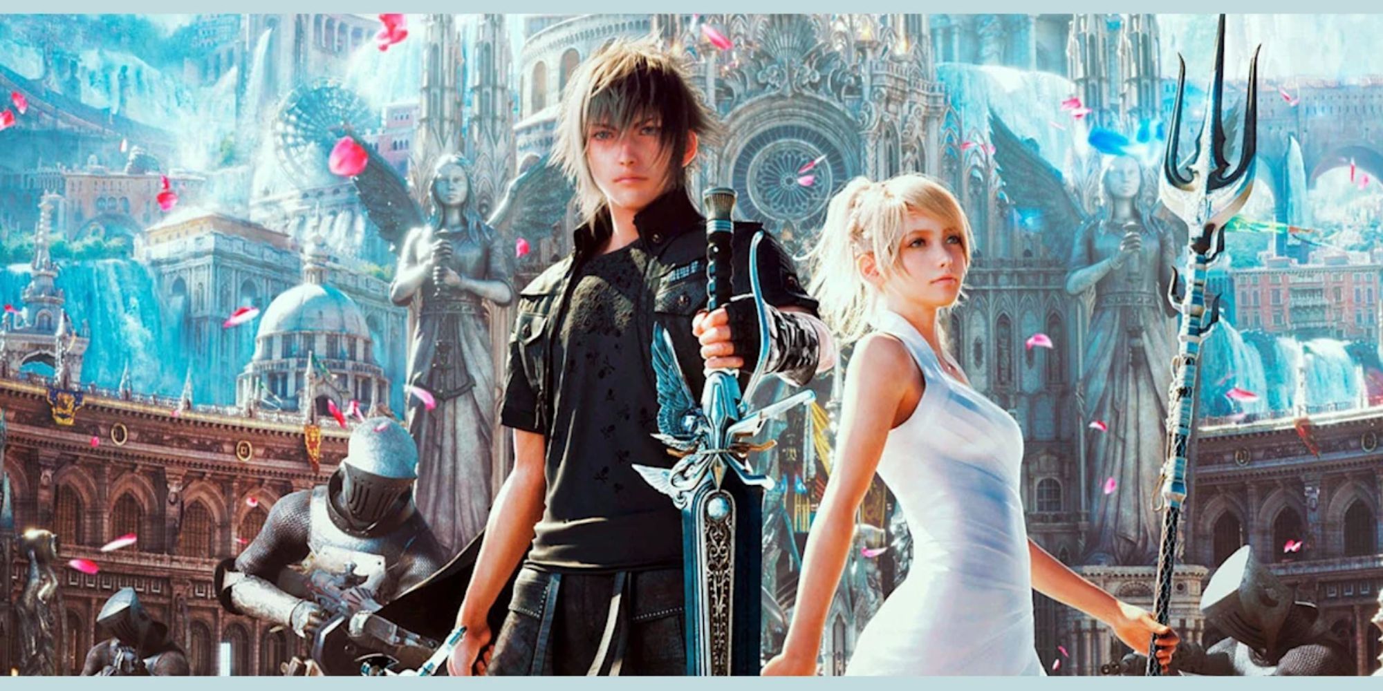 Final Fantasy 15 Lunaferya and Noctis