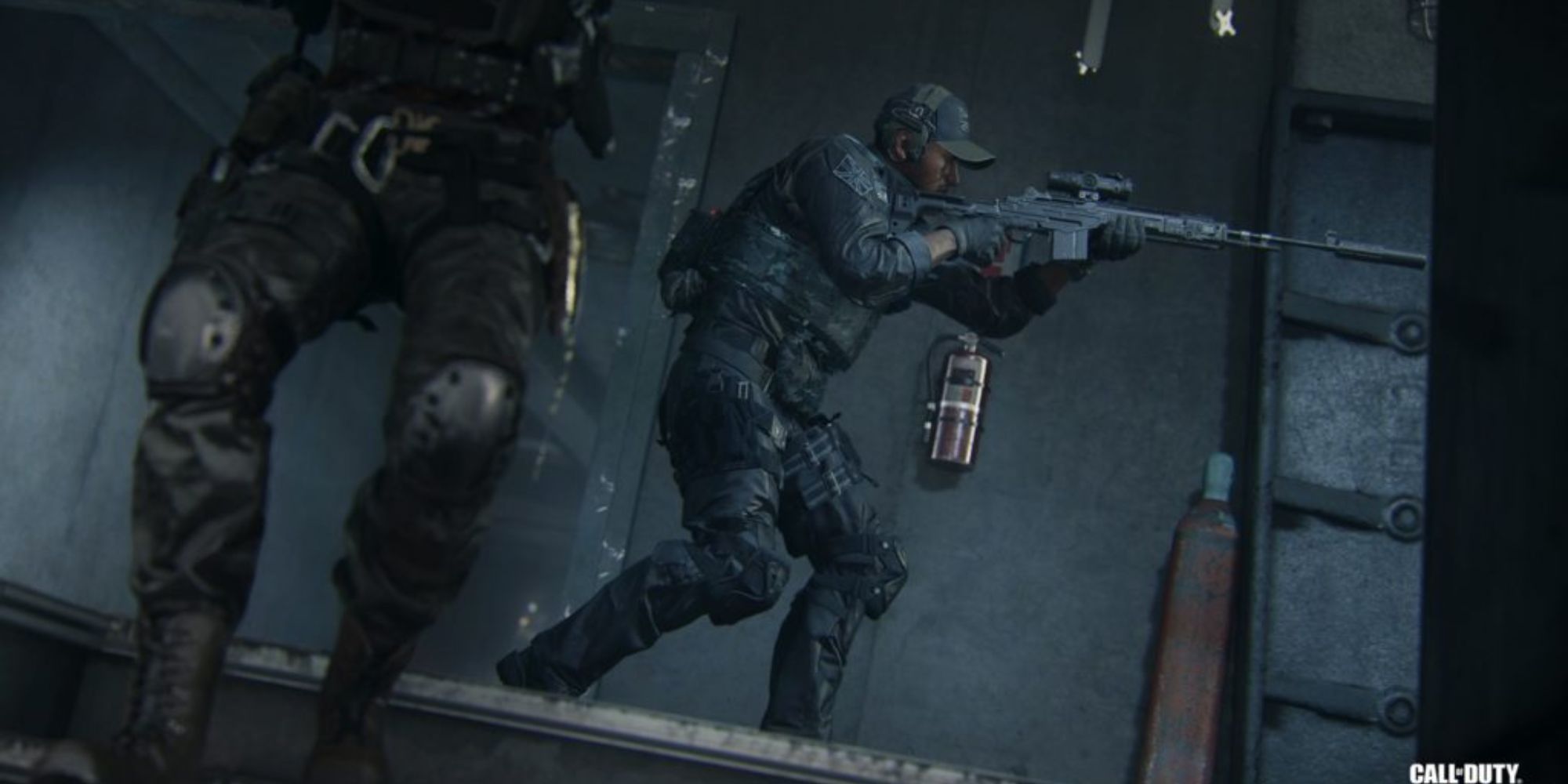 Kyle 'GAZ' Garrick in Modern Warfare 2 RAID Game Mode with An EBR-14 Marksman Rifle