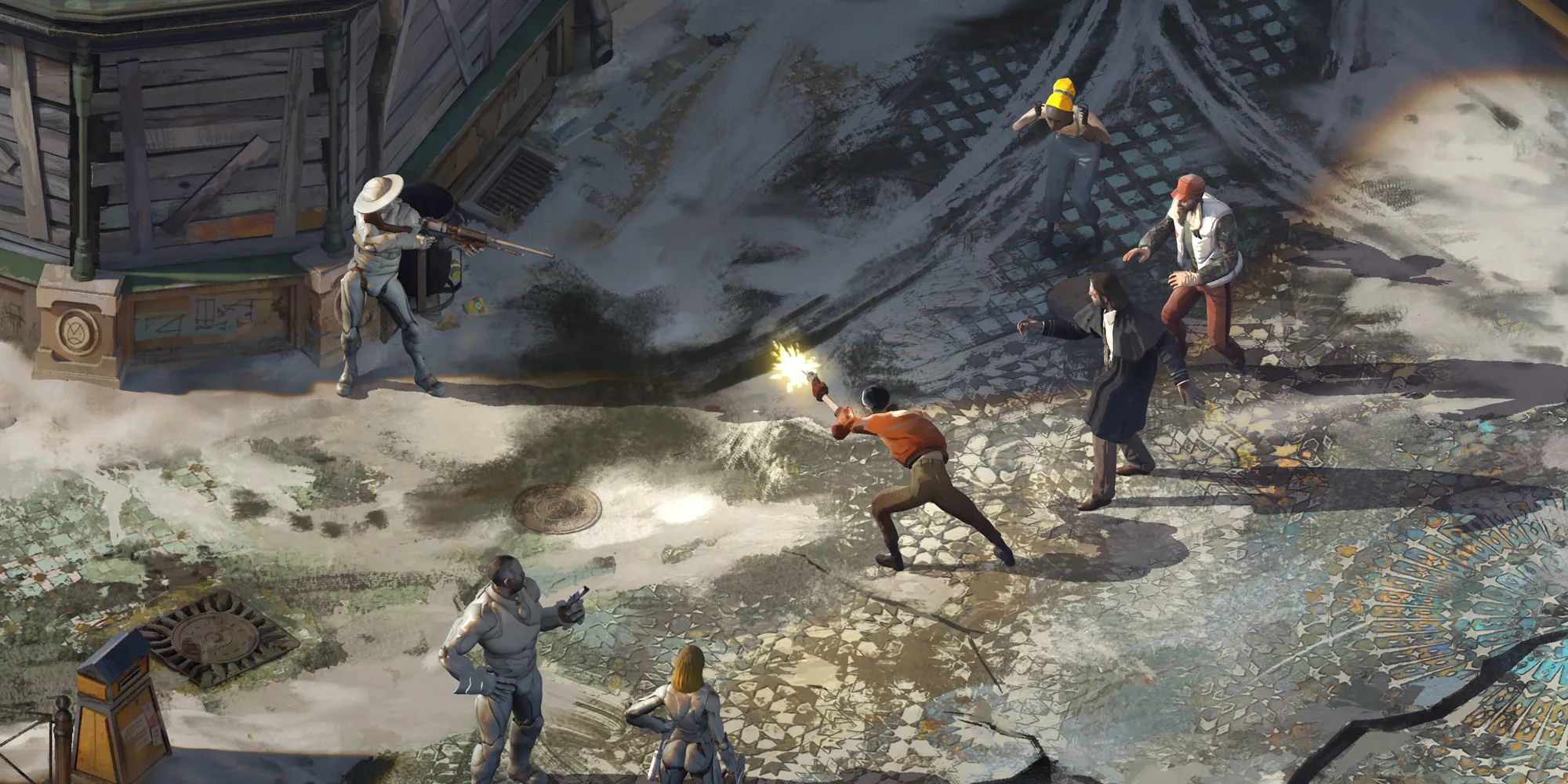 Screenshots from the game Disco Elysium