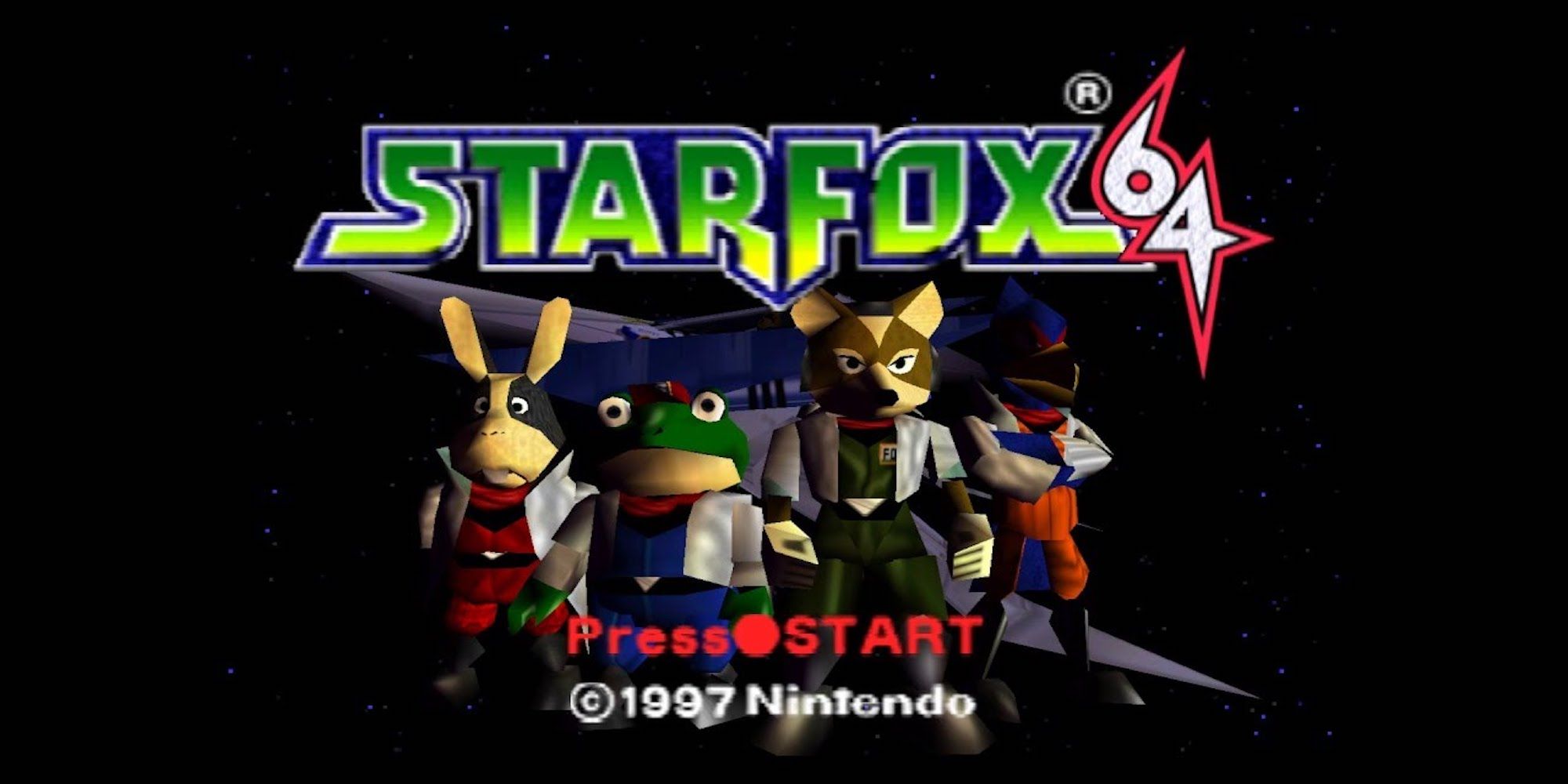 Title screen for Star Fox 54