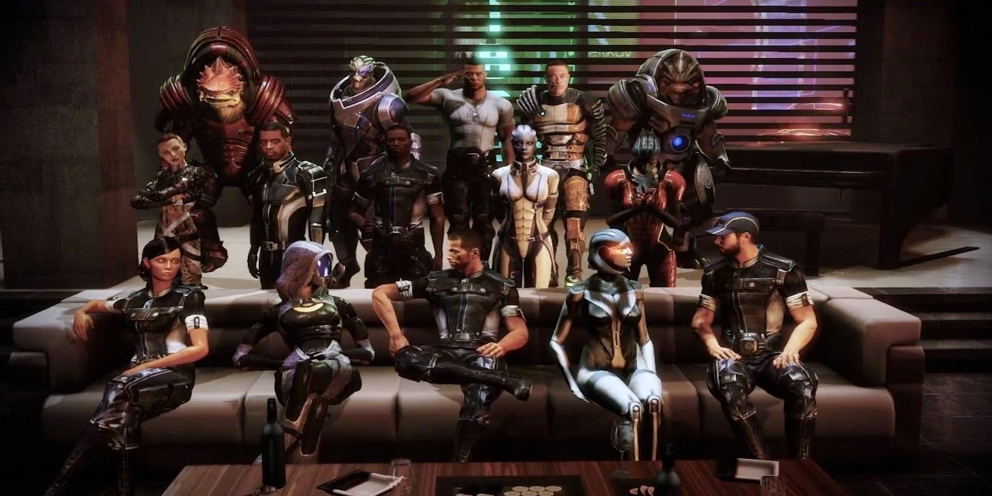 Various characters from the Mass Effect Trilogy (The Citadel DLC (Mass Effect 3))
