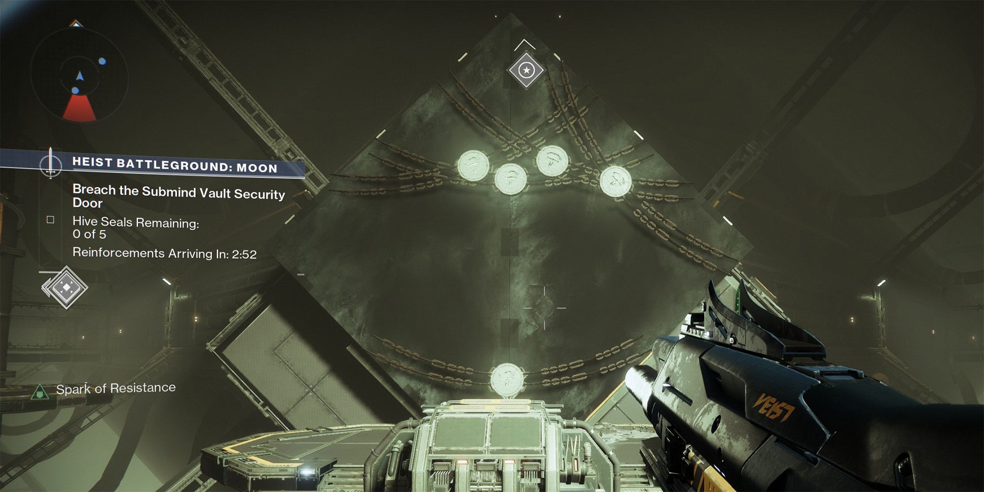 Destiny 2 Moon Heist Submind Door