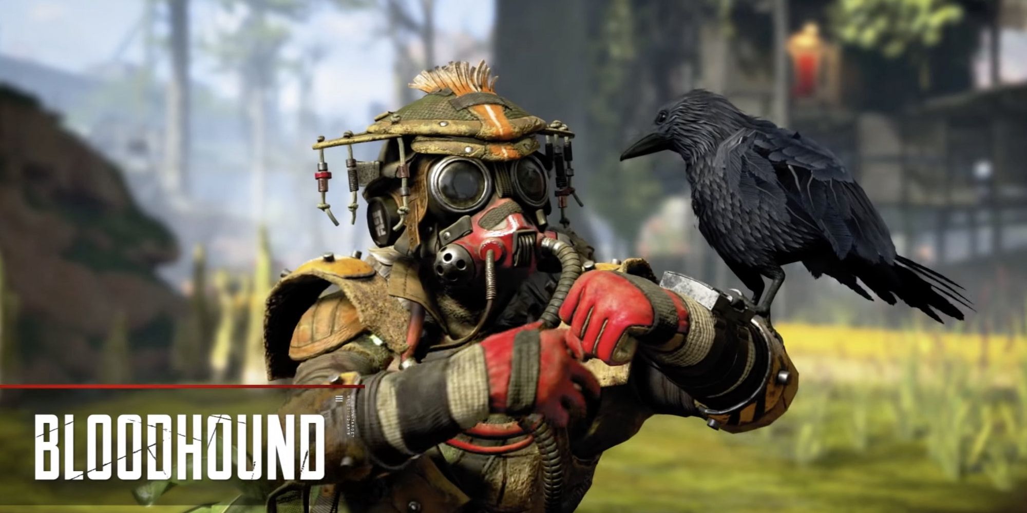 Bloodhound holding crow in Apex