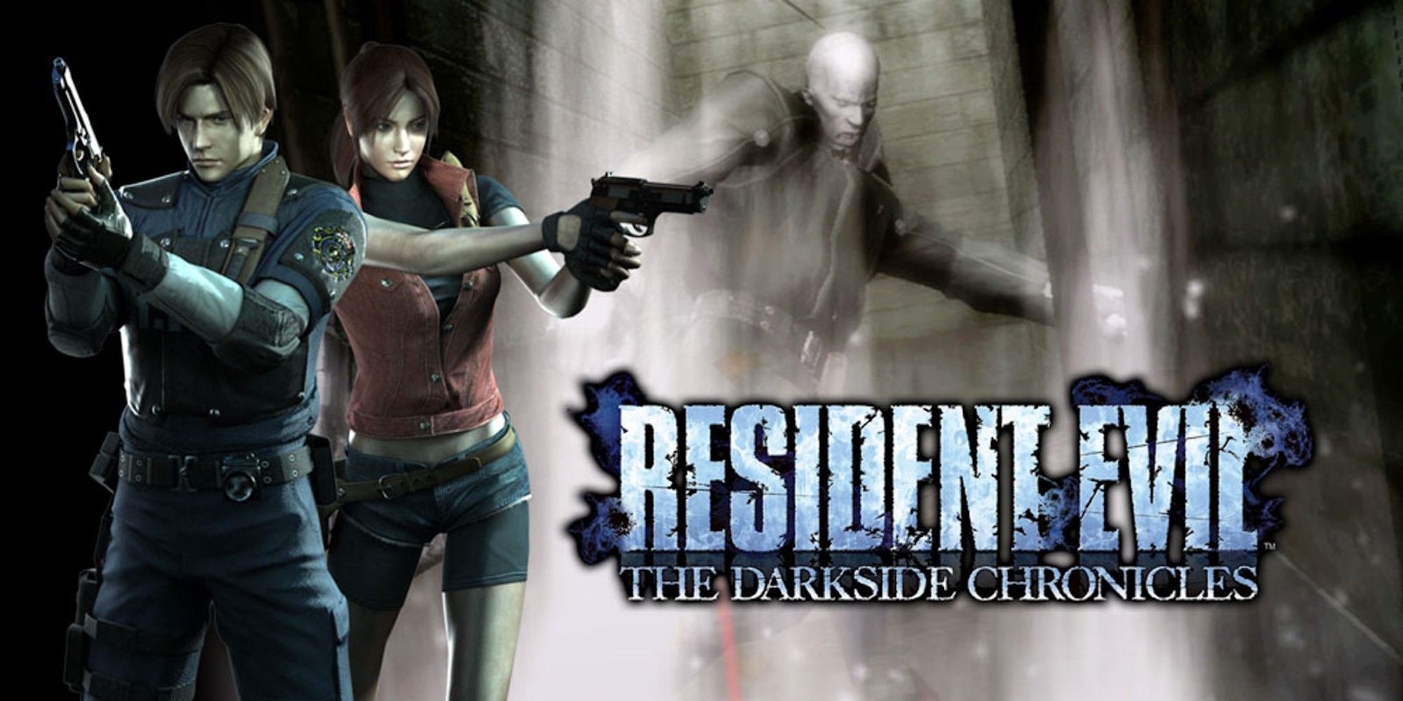 Resident evil сохранения. Resident Evil the Darkside Chronicles. Резидент эвил the Darkside Chronicles. Resident Evil the Darkside Chronicles обложка.