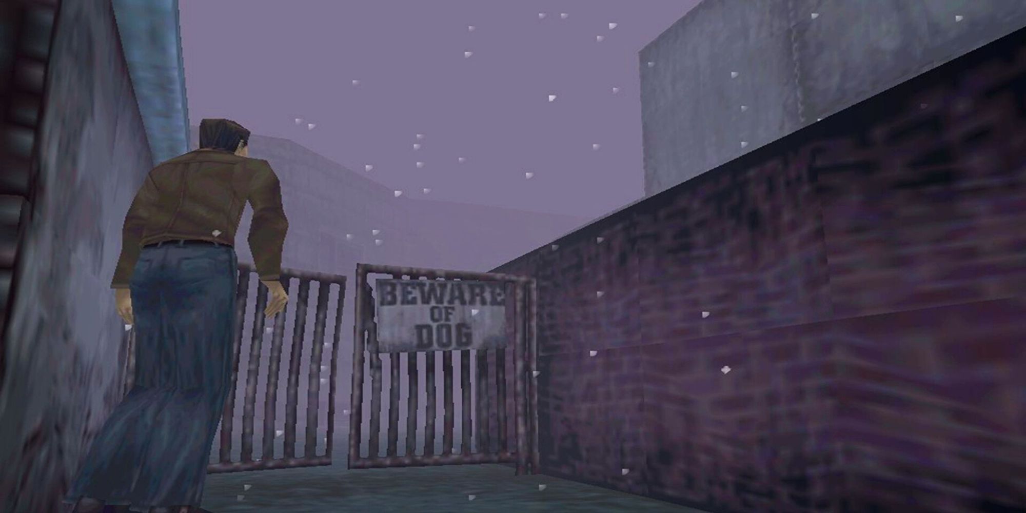 Silent-Hill 1 Harry Mason em Dark Alley