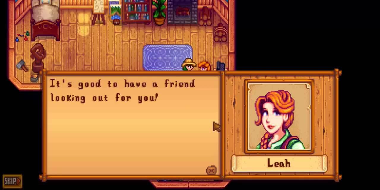 Stardew Valley Leah guide Schedule, gifts and heart events